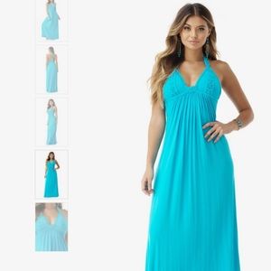 NEW Sky Searlit Maxi Dress. BLACK